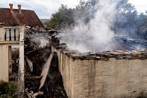 Professional Fire Damage Repair technician working in Ellicott City, MD